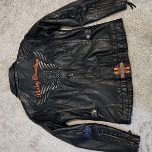 Harley Davidson Leather Riding Jacket